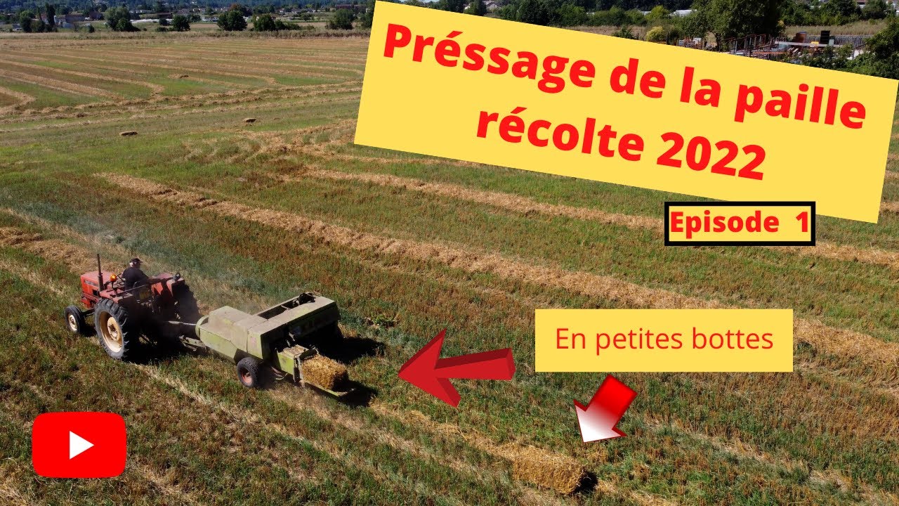 pressage de la paille 2022