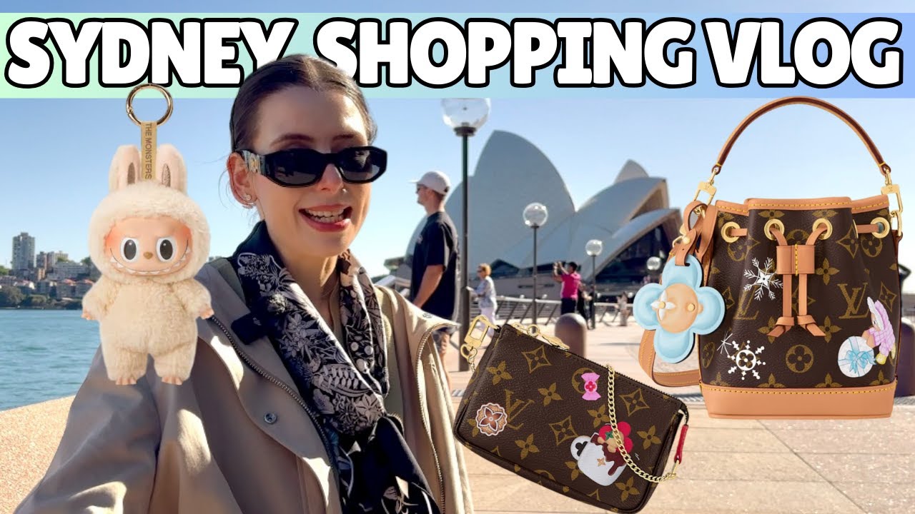 Luxury Shopping in SYDNEY Australia 🇦🇺 Louis Vuitton Christmas Animation 2024