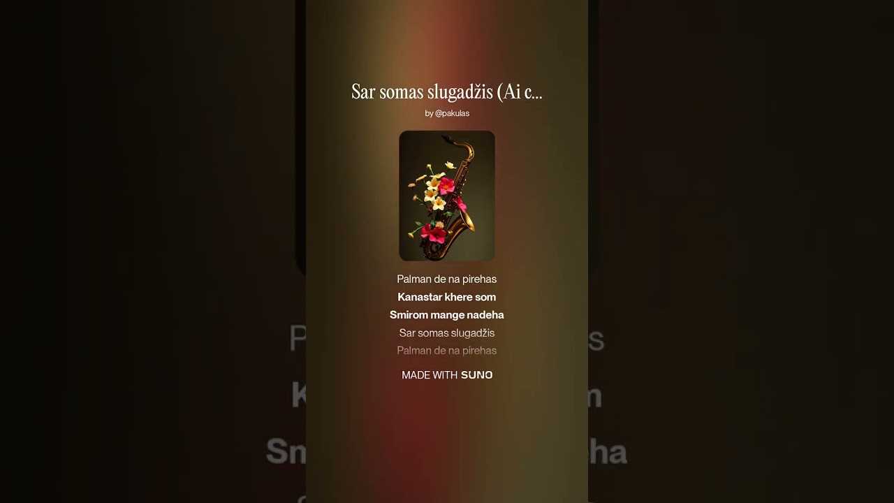 Sar somas slugadžis (AI cover)