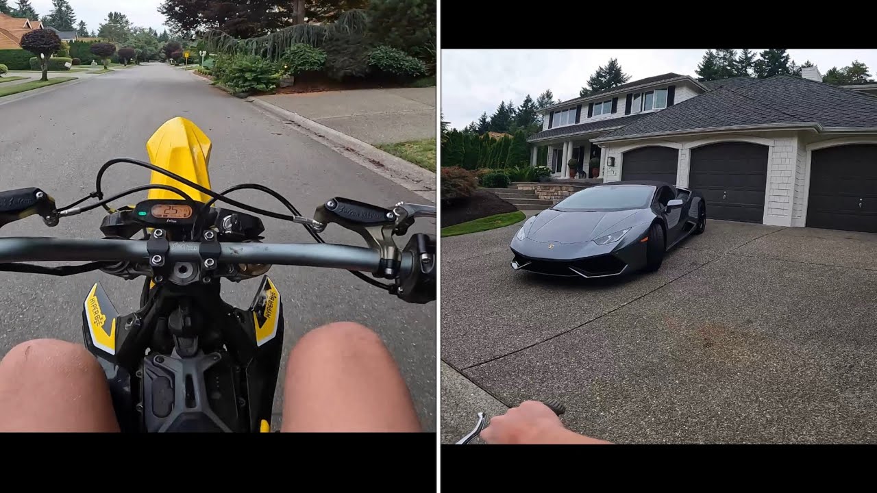 Wheelies on surron hyper bee (lambo)