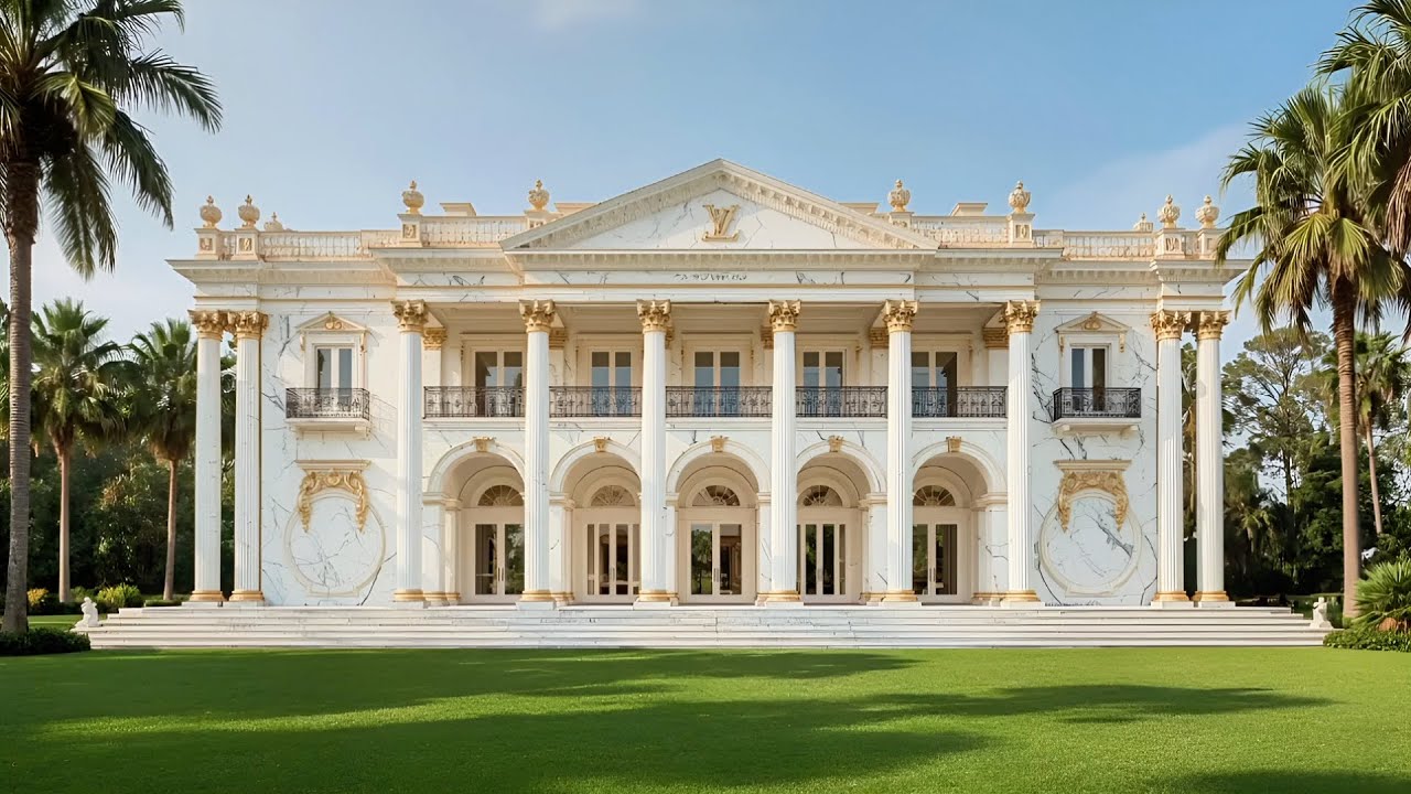 Inside a Louis Vuitton Inspired Rococo Mansion: Ultra-Luxury Design.