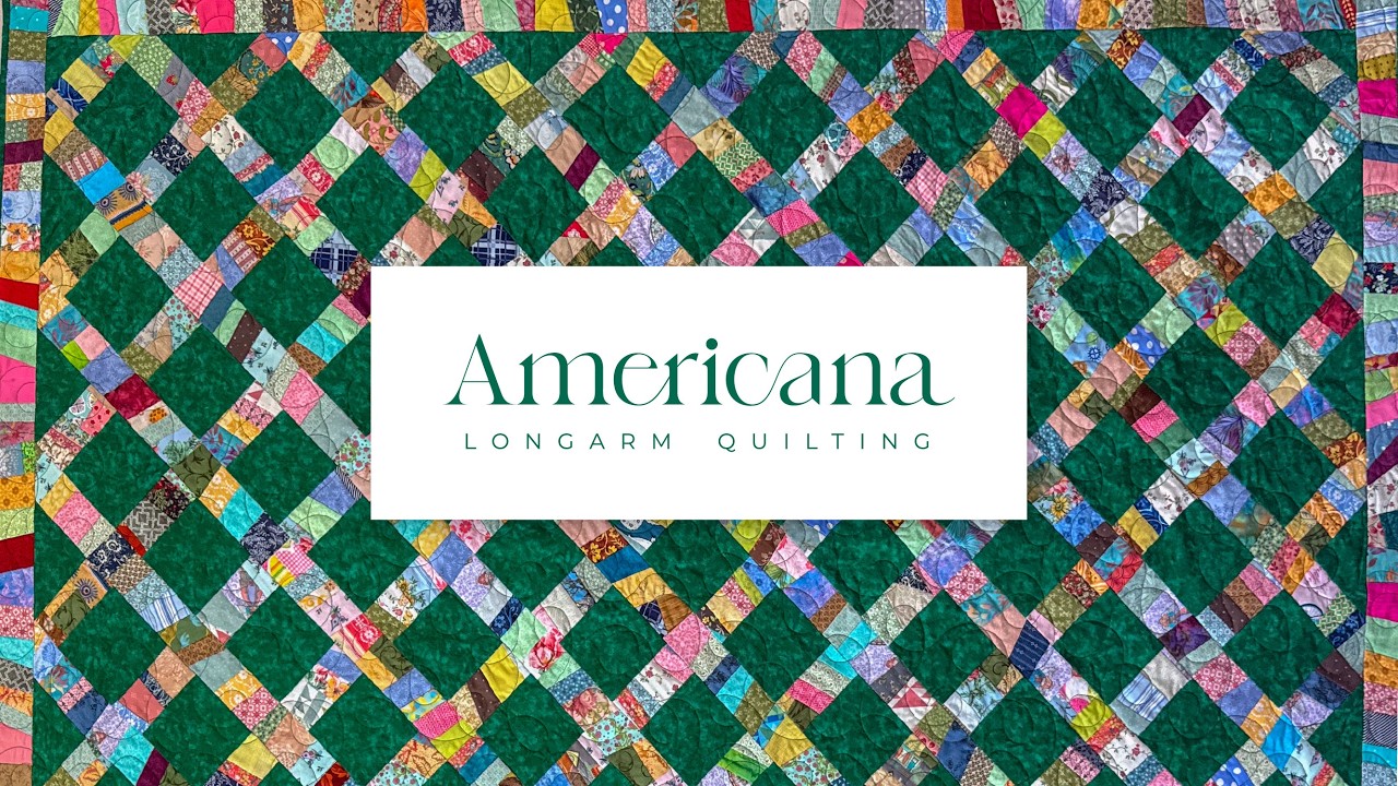 Лоскутное одеяло с решетчатым узором: мастер-класс от Americana Quilting