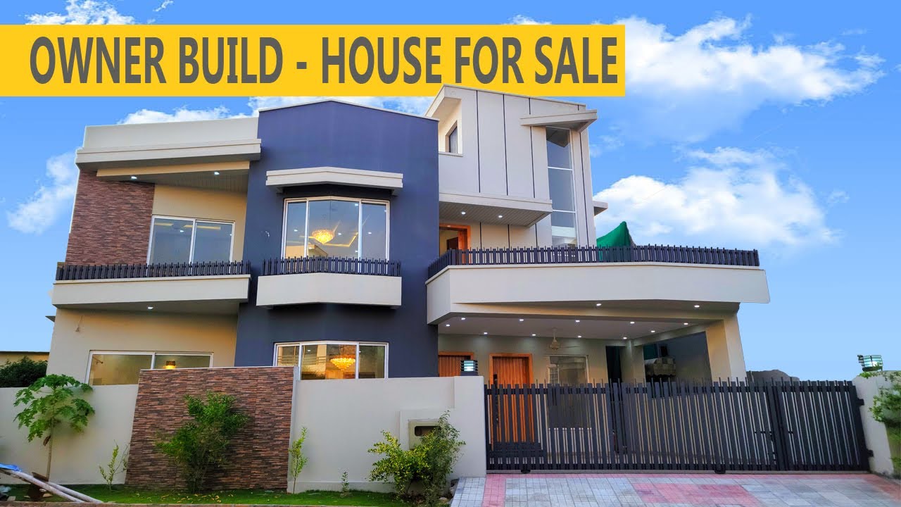 DOUBLE UNIT - REASONABLE DEMAND - OWNER BUILT 10 MARLA Designer House For Sale ISLAMABAD DHA PHASE 2