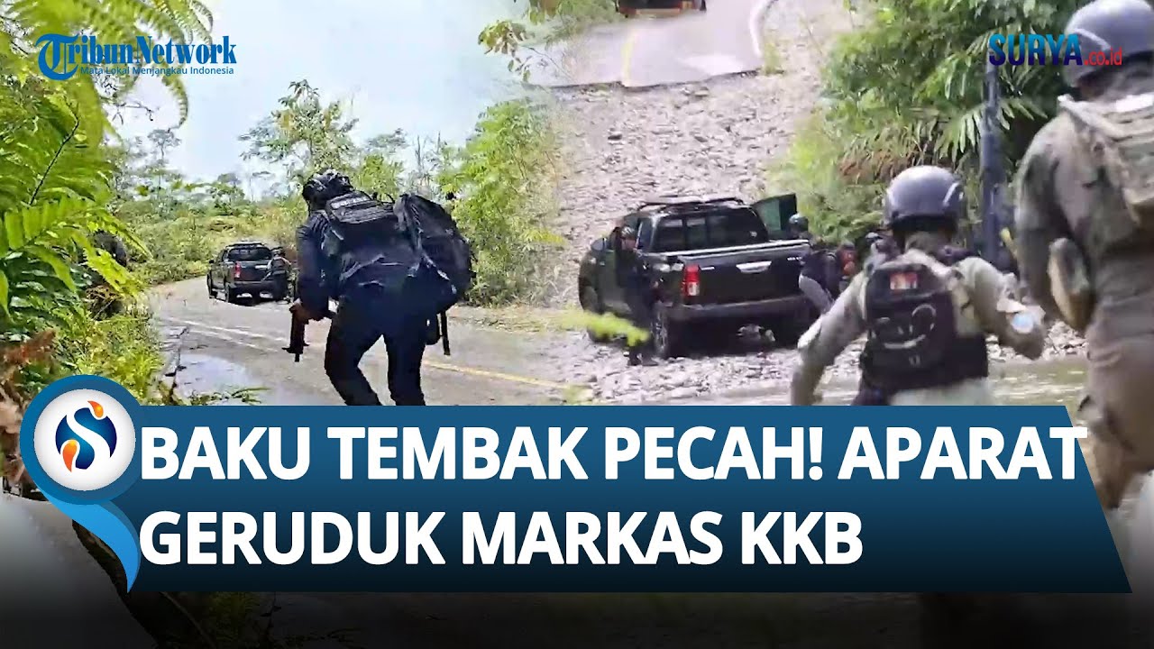[FULL] BAKU TEMBAK PECAH! Aparat di Yakuhimo Geruduk Markas KKB Buntut 5 Warga Sipil Tewas