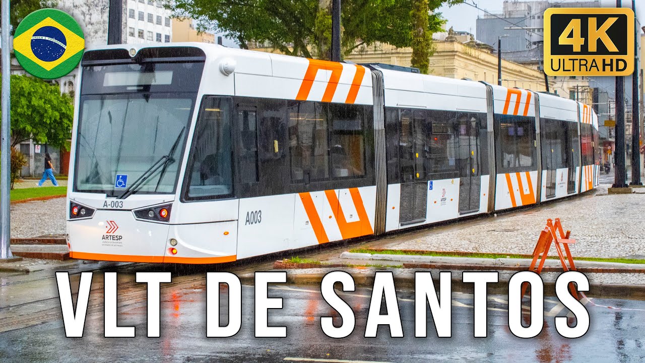 Nova Linha 2 do Veículo Leve Sobre Trilhos (VLT) de Santos/SP - Eu Fui Conferir #180