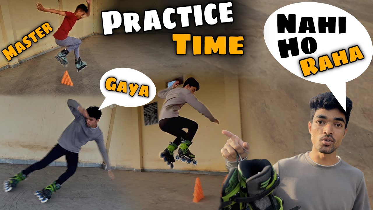 Aaj Hogi Jam Kar Skating Practice 😀// Inline Skating // Skating Vlog