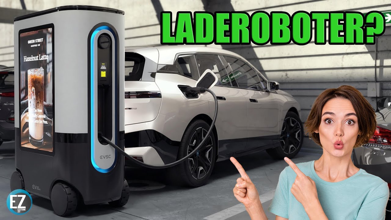 Ladestation Elektroauto  - Mobiler Laderoboter als fahrende Wallbox