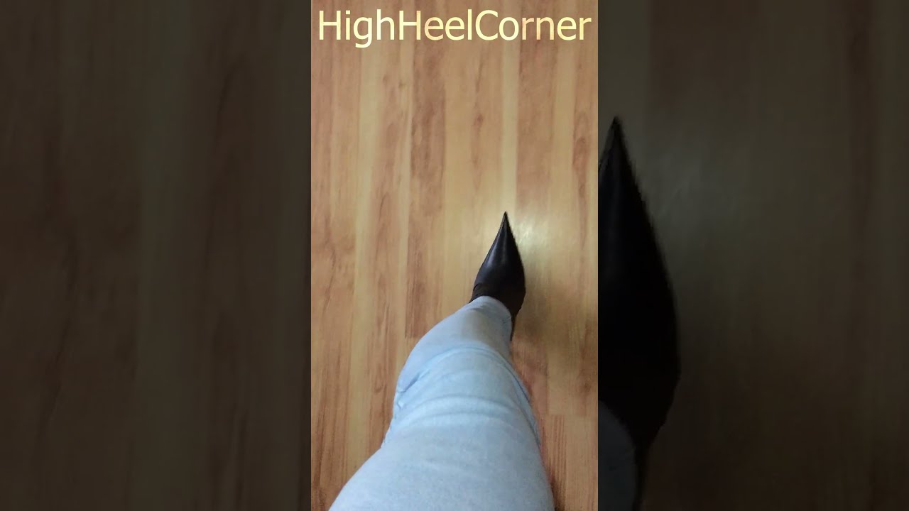 Short ASMR | FPS Walking in Tight Jeans Over DiMarni Pointy Toe Stiletto Boots #Shorts