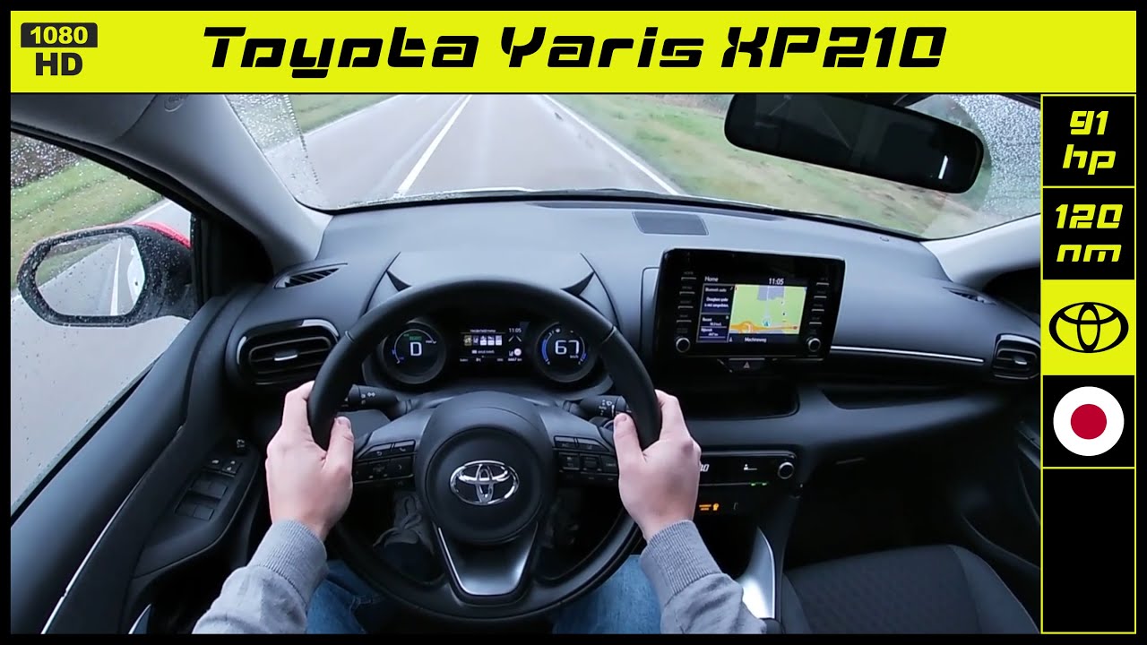 Toyota | Yaris XP210 | 2021 | Onboard POV test drive | HD version