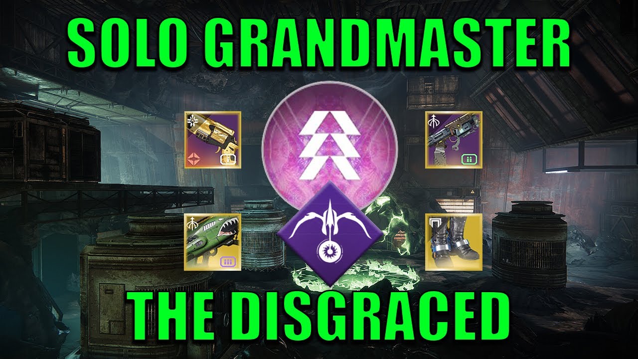 Solo The Disgraced Grandmaster Nightfall - PRISMATIC HUNTER (Platinum, 17:03)  [Destiny 2]
