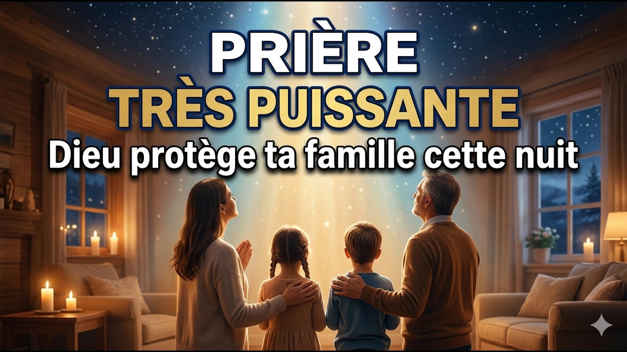 PRIÈRE TRÈS PUISSANTE 🔴 LIVE  Dieu Protège Ta Famille et Tes Enfants Cette Nuit