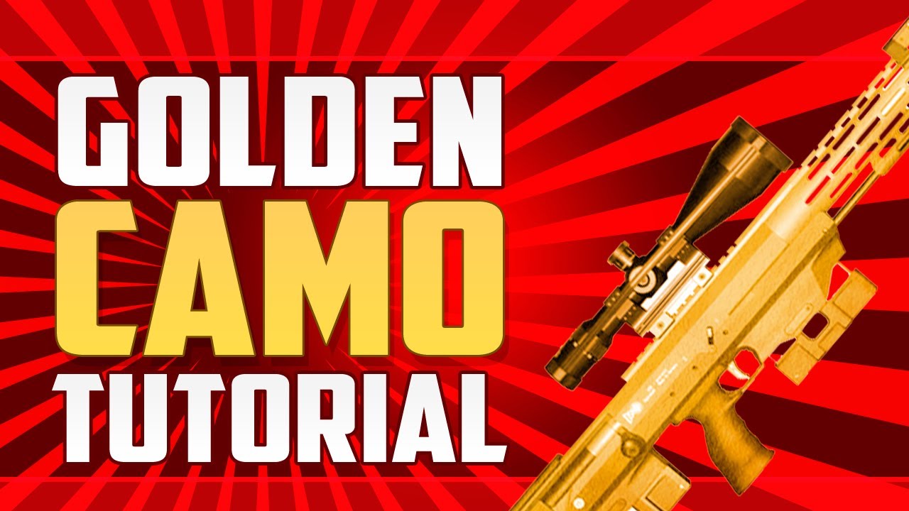 How To Get Gold Camo DSR 50 (Black Ops 2 Tutorial)