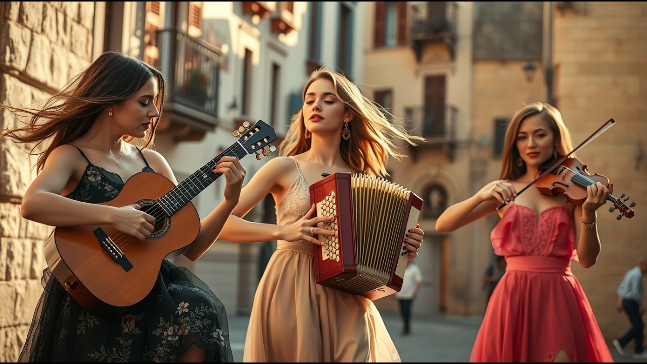 DREAMLIKE SERENITY - Beautiful Flamenco Guitar, Accordion & Flute | Relax, Unwind & Feel the Peace