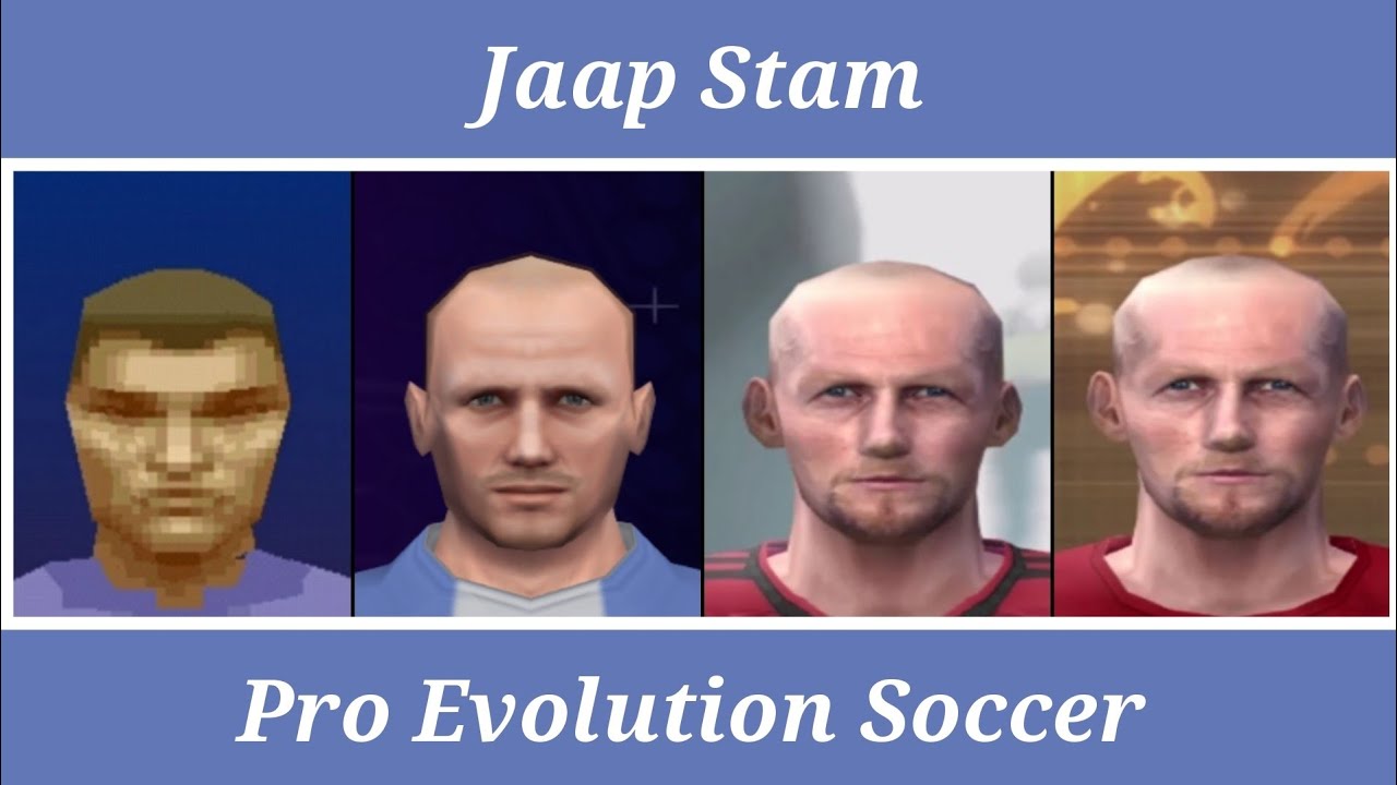 Jaap Stam - Skills Evolution - Winning Eleven 3 ao PES 2008 - PS1 e PS2