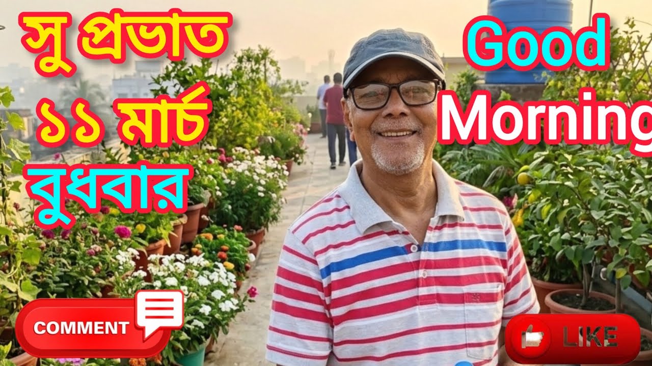 বুধবার শুভ সকালের শুভেচ্ছা অভিনন্দন ও শুভকামনা রইল, সব্বাই ভালো ও সুস্থ থাকবেন, নমস্কার।