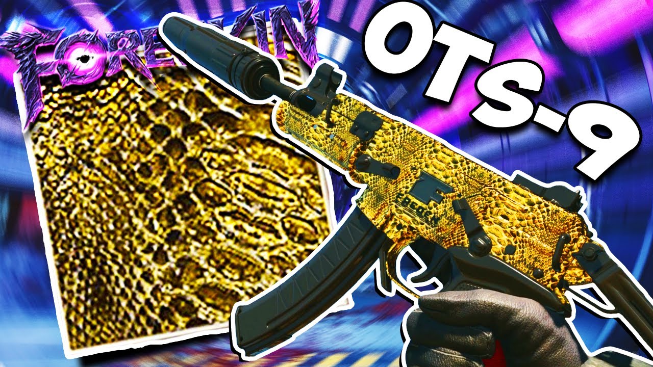 New CAMO SPOT on Forsaken? (Cold War Zombies OTS-9 Gold Viper)