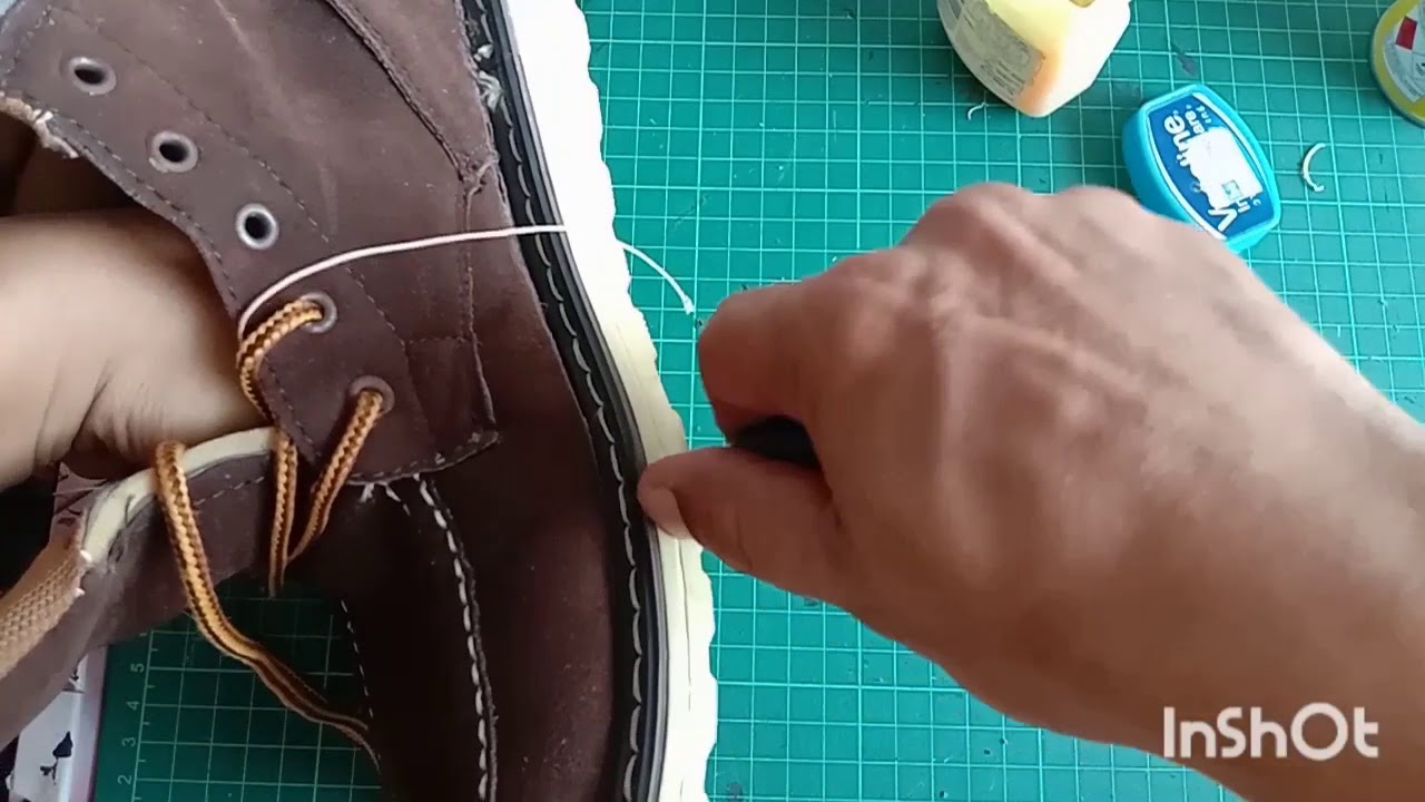 FIX AND SEW SHOES STEP BY STEP/ JAHIT  KASUT