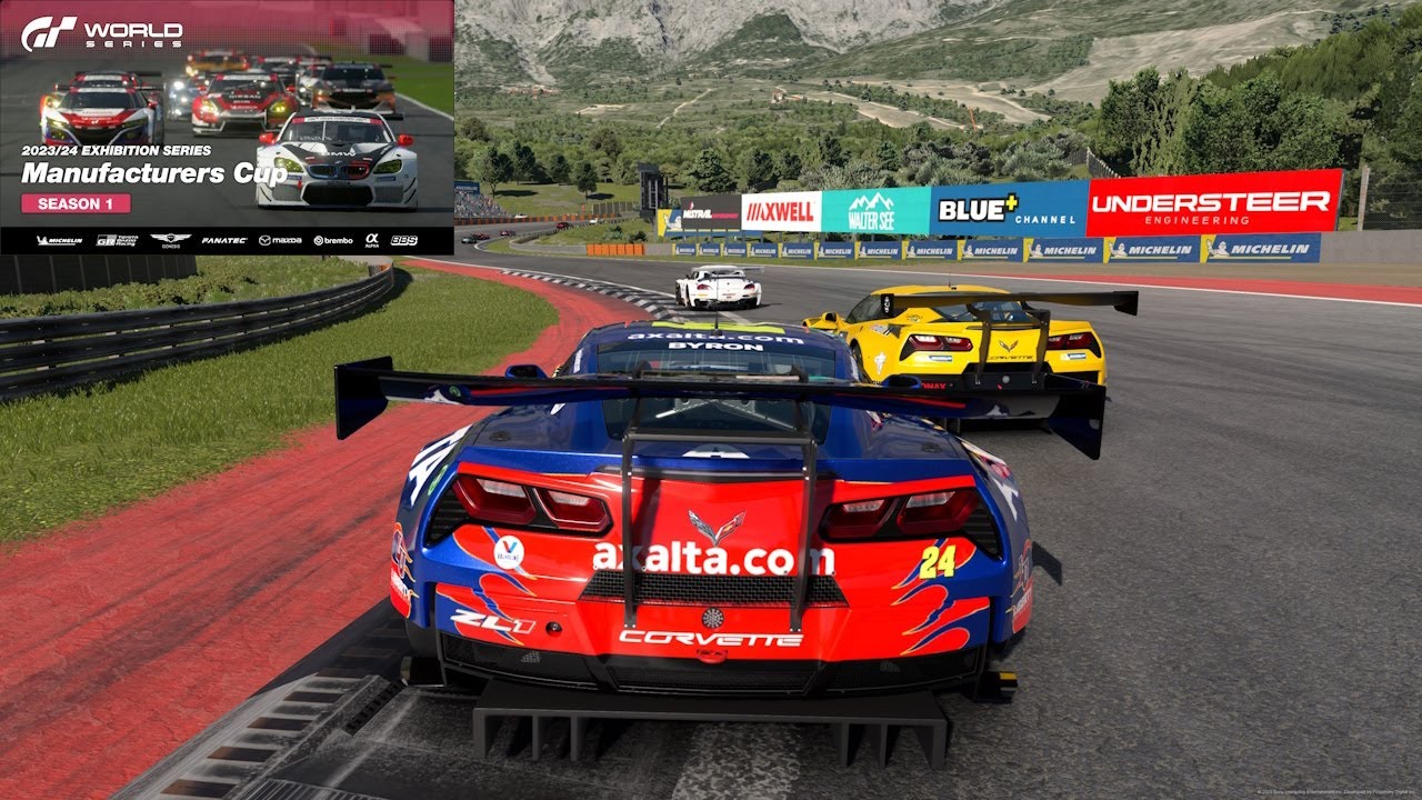 GT7 | GTWS Manufacturers Cup | 2023-24 Exhibition Series | Season 1 - Round 2 | Onboard | Test Race