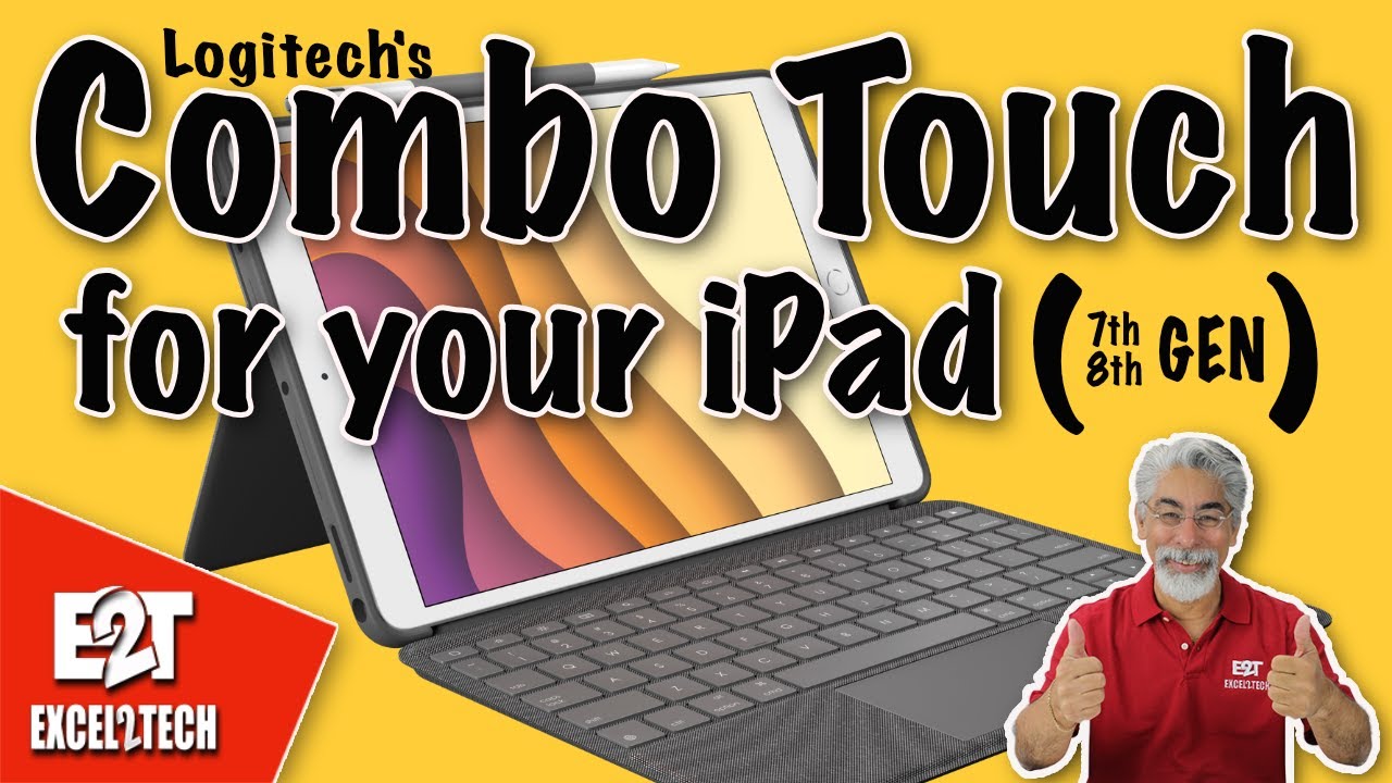 Logitech's iPad 7th & 8th Gen Keyboard with trackpad