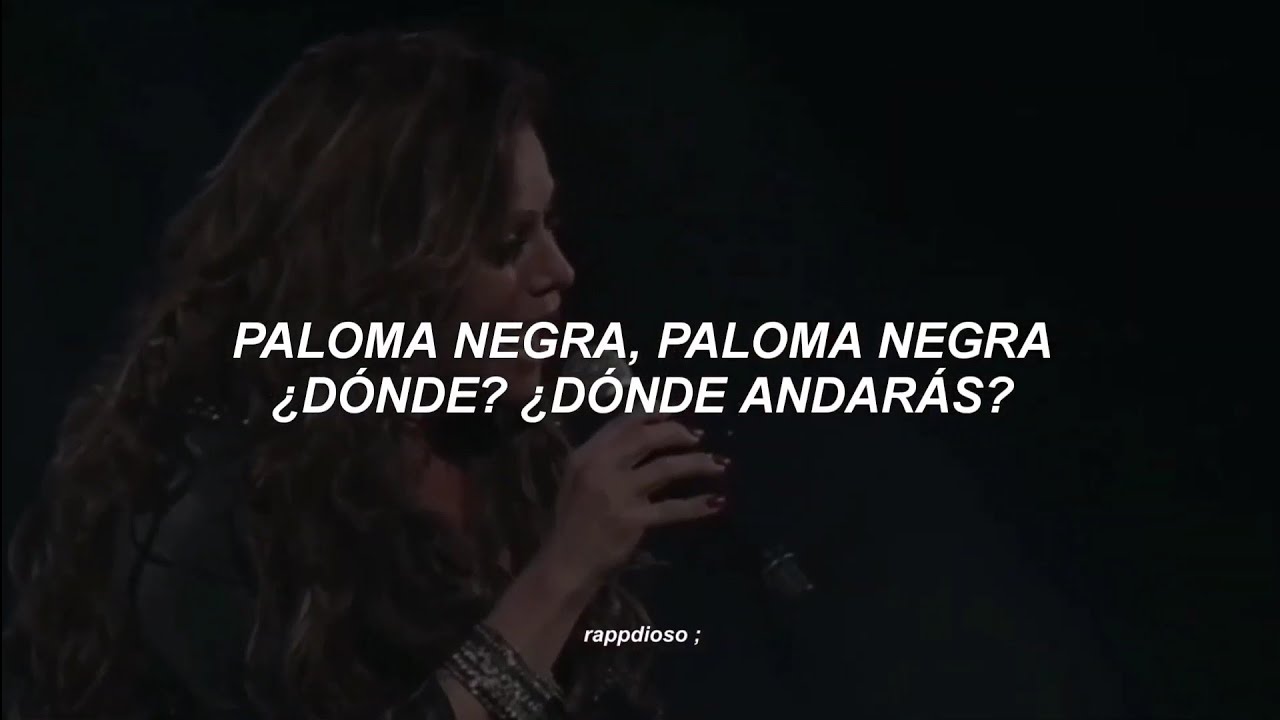 paloma negra | jenni rivera — letra