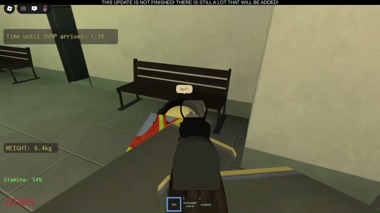 Day 2 of the wheel challenge Unknown Threat ROBLOX