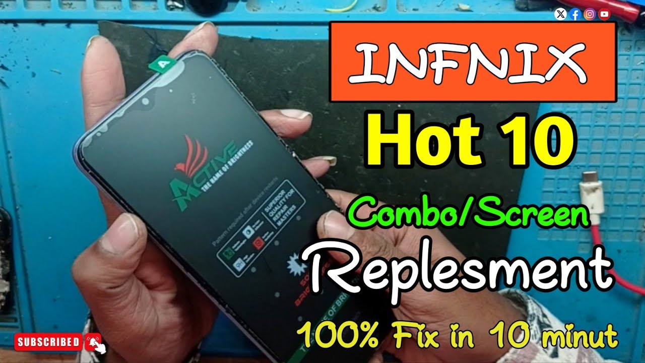 Infinix Hot 10 Combo Replacement | Step-by-Step Display ChangeTutorial