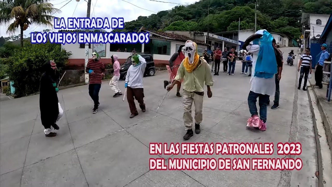 Fiestas del Municipio de San Fernando en Chalatenango 2023,EL SALVADOR, Entradas de Enmascarados