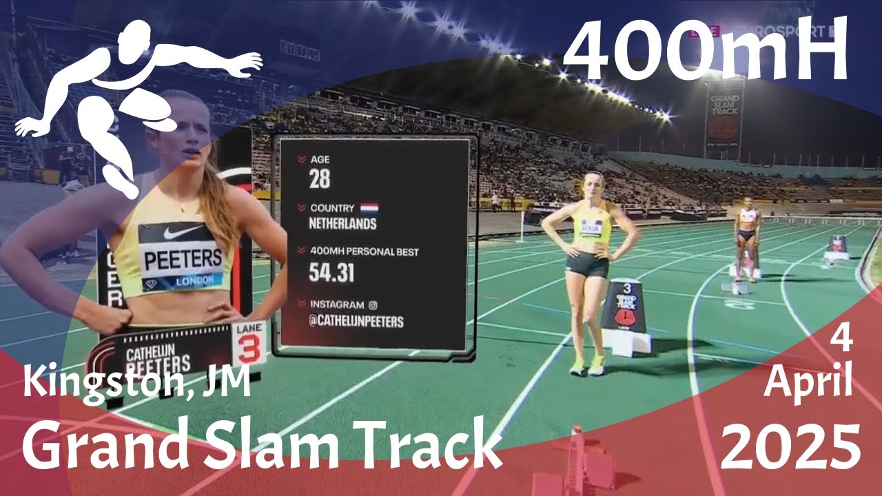 Cathelijn 400mH (76cm): Grand Slam Track - 04-04-2025