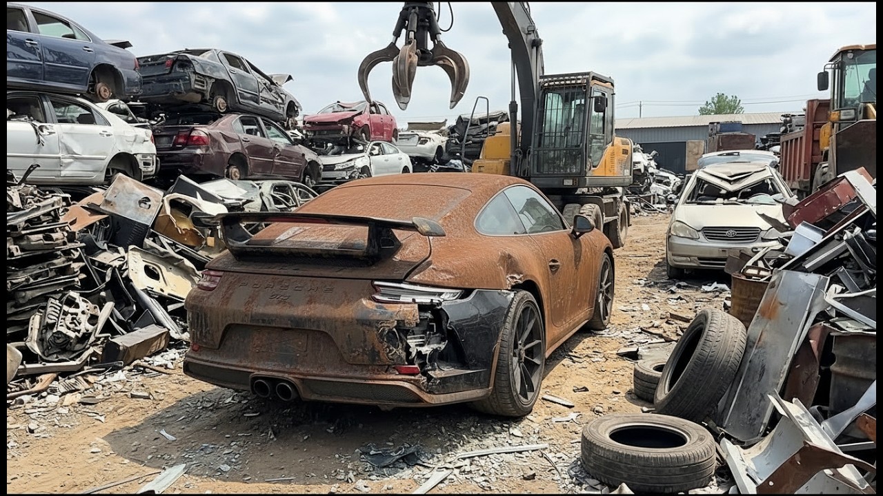 Wrecked Porsche 912 GT4 Full Repair  Luxury Supercar Resurrection