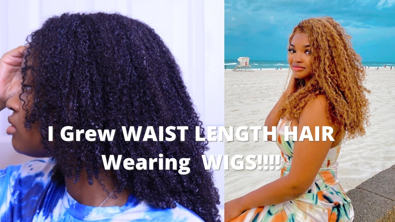 I Grew WAIST LENGTH HAIR with WIGS?!?!? // Wig Prep Routine for HAIR GROWTH!!!