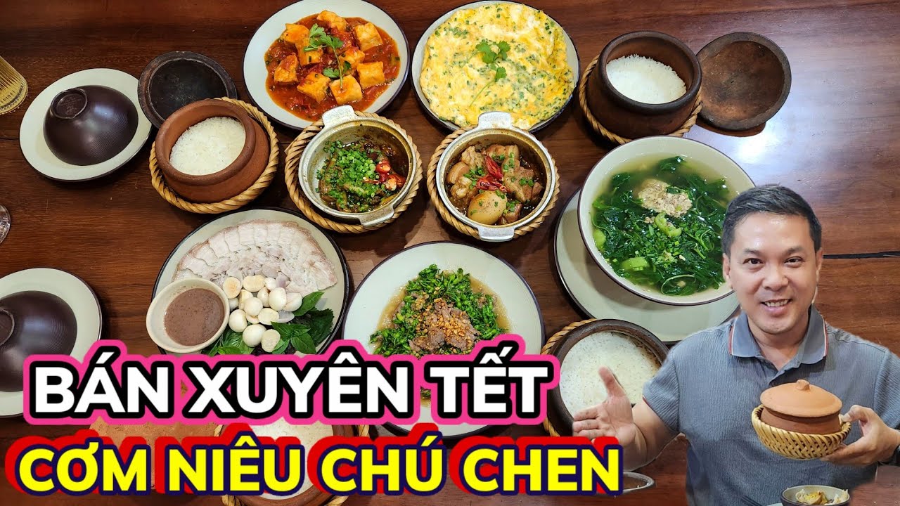 TẾT NHIỀU QUÁN ĐÓNG CỬA, THÈM CƠM GIA ĐÌNH ĂN Ở ĐÂU? CƠM NIÊU CHÚ CHEN BÁN XUYÊN TẾT || Nick Nguyen