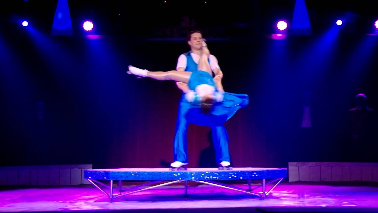 Duo Marinescu (roller skates circus act ) gala-Valence D¨Agen-FRANCE