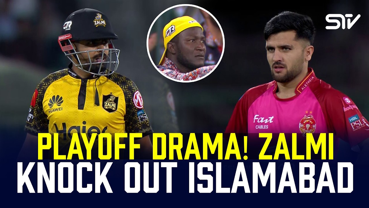 Playoff Drama! Zalmi Knock Out Islamabad | Islamabad United vs Peshawar Zalmi | HBL PSL | MZB1J