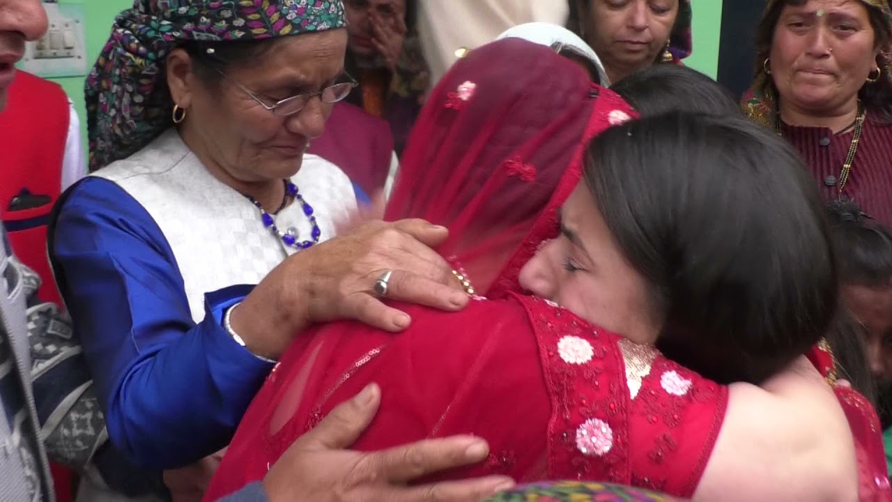 Himachali wedding Vidai Video Vidai songs in Indian wedding emotional Video of Vidai.Rana Art Studio