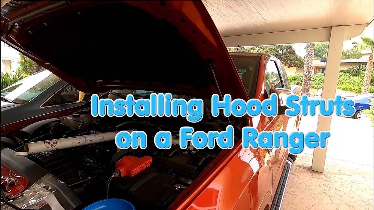 Installing Hood Struts on a Ford Ranger