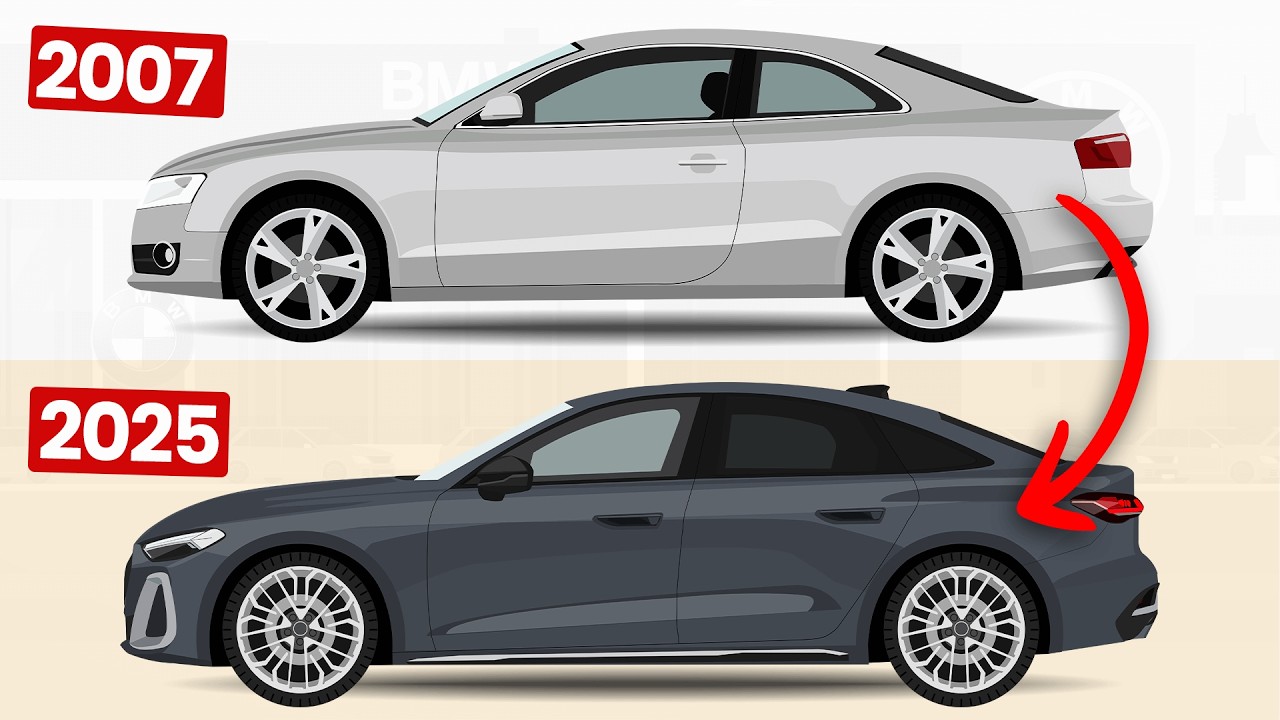 Audi A5 Evolution - The Transformation You Need to See (2007-2025)