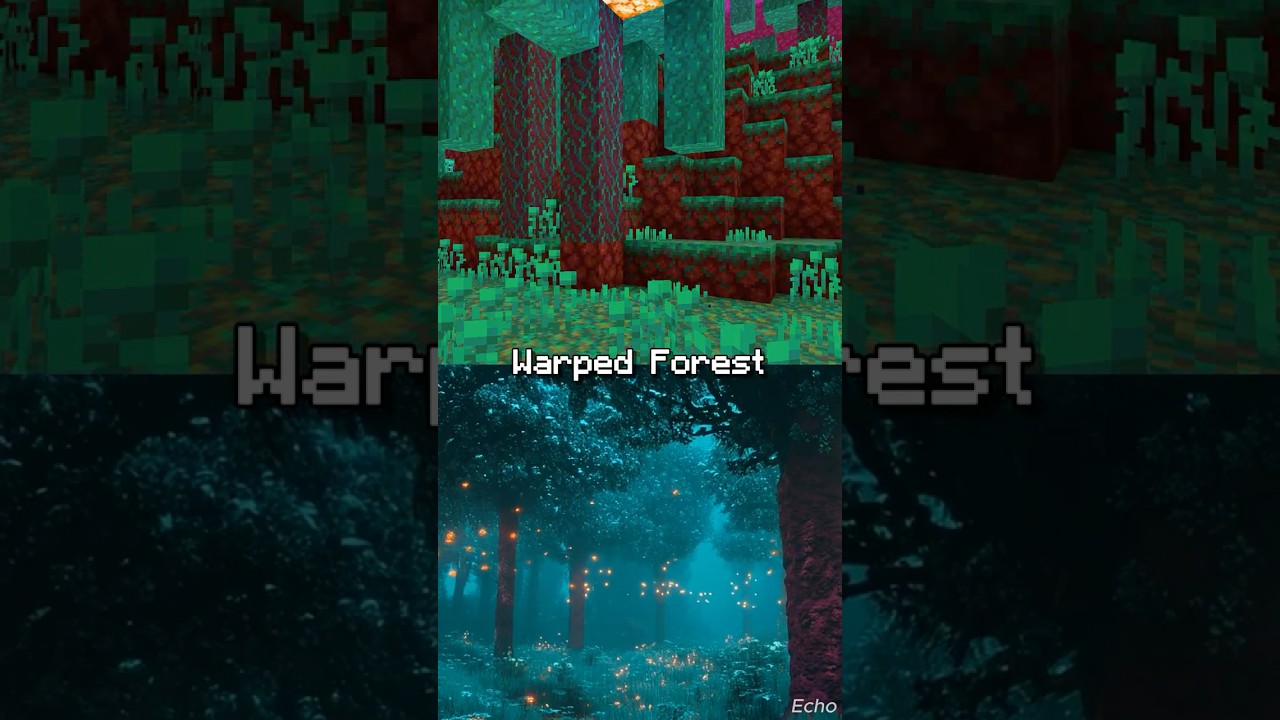 minecraft nether biomes in real life... #nostalgia #minecraft #minecraftshorts