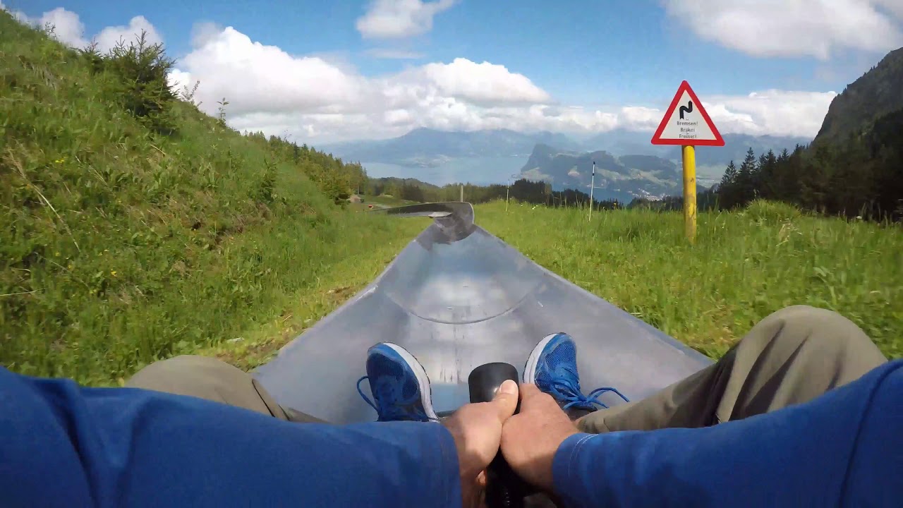 Mt. Pilatus Lucerne Switzerland Luge June 16, 2019