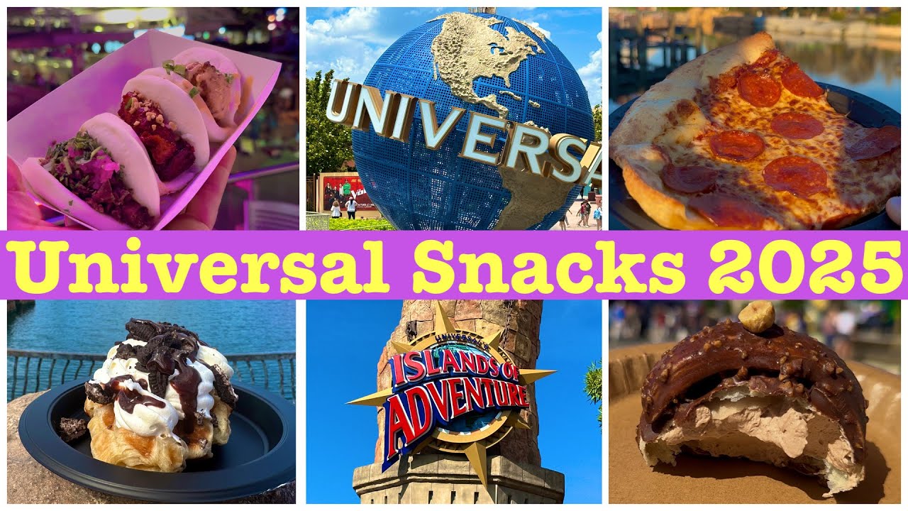 Universal Orlando 🌍 snack review 🍕🍪 2025 #universalstudios #islandsofadventure 