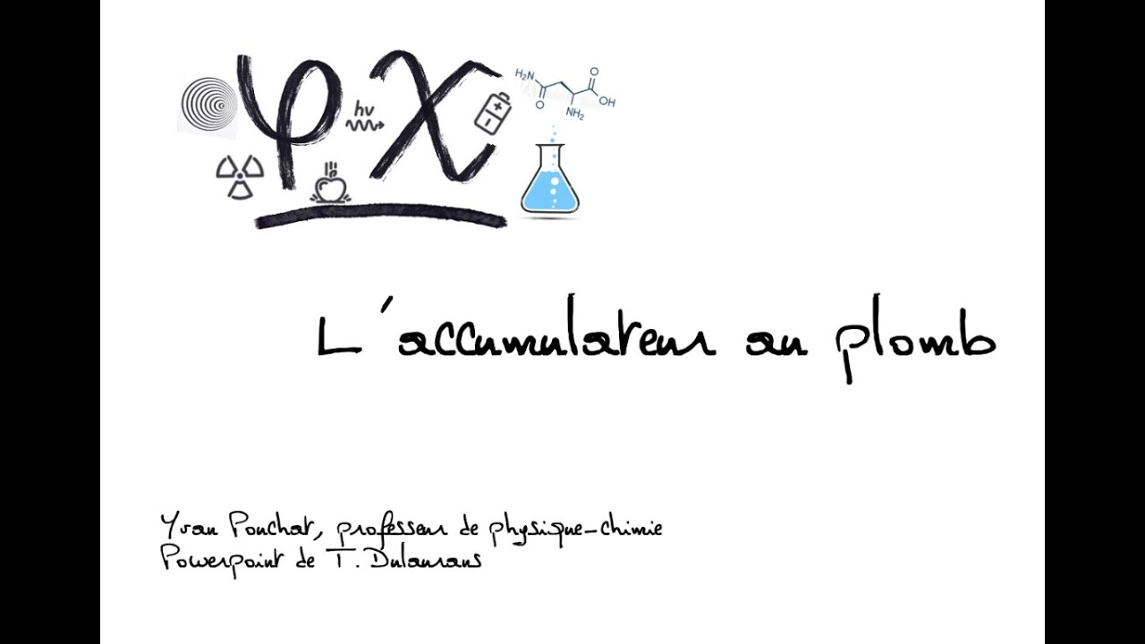 accumulateur au plomb: charge et décharge.
