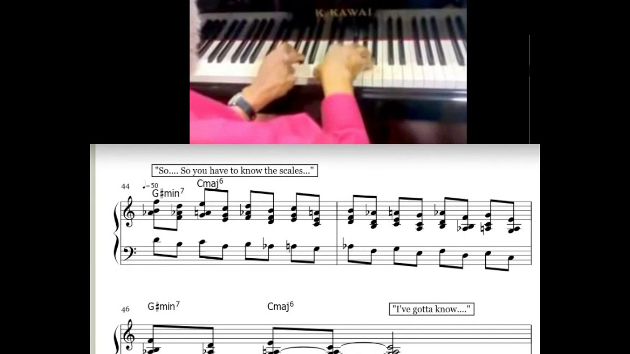 Barry Harris: Using Major 6 Diminished scale (with Live Transcript)