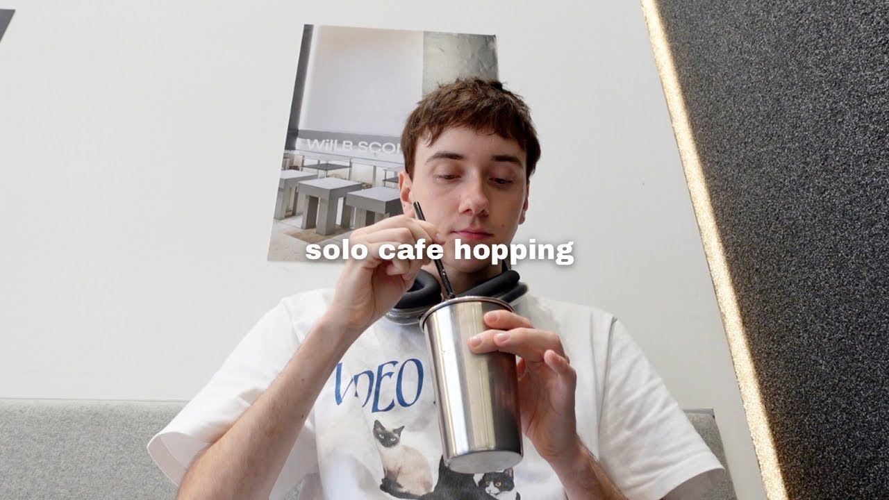 eating at cafes for a whole day in korea