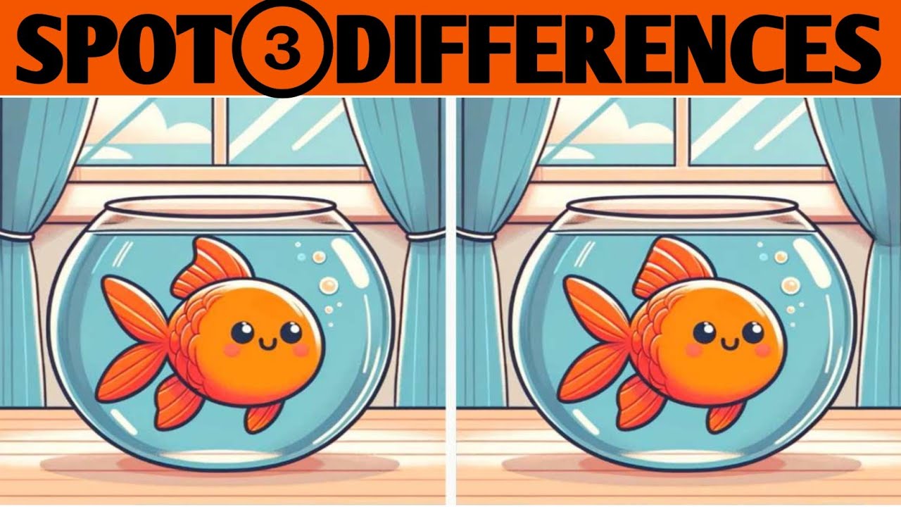 Spot 3 Differences | Spot 3 Difference Between two Images | Riddle Hunt