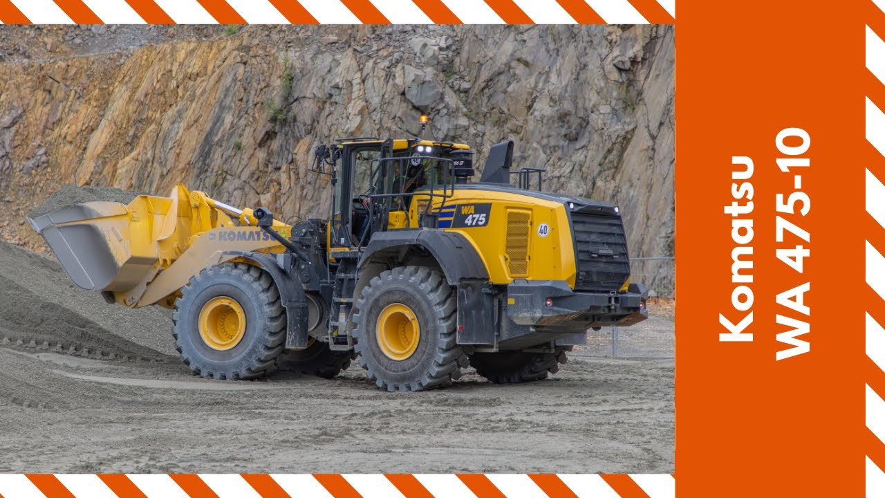 Komatsu WA 475-10 Aggregate Handler at the BiA Experience Days - Midweek Moments
