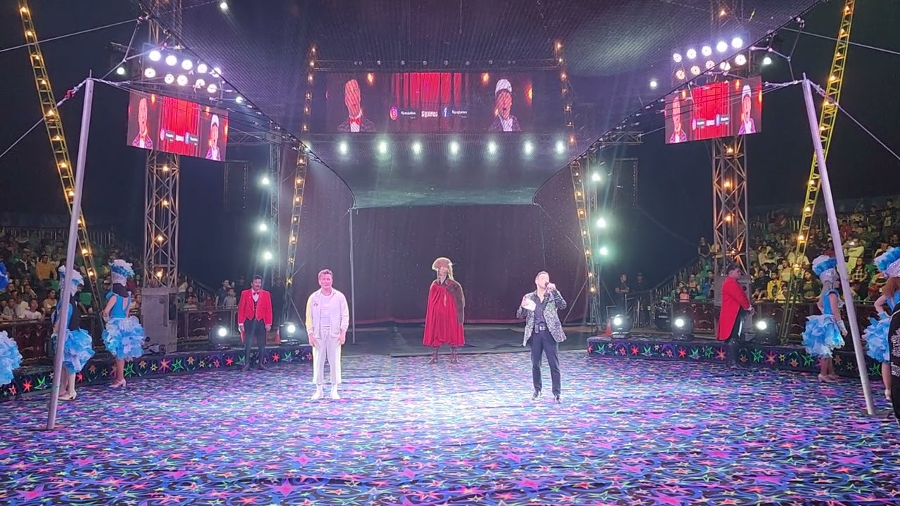 El reencuentro de #losvalentinos con #venezuela  increíble no te pierdas el final #circo