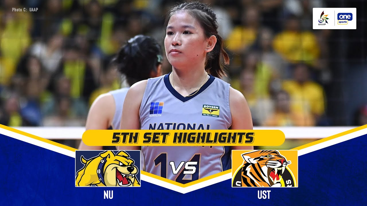 NU vs. UST | SET 5 GAME HIGHLIGHTS | UAAP SEASON 87 WOMEN’S VOLLEYBALL ROUND 2 | APR. 27, 2025