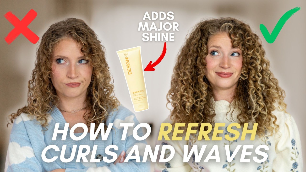 HOW TO REFRESH CURLS AND WAVES | DESIGNME BOUNCE.ME Curl Balm Review