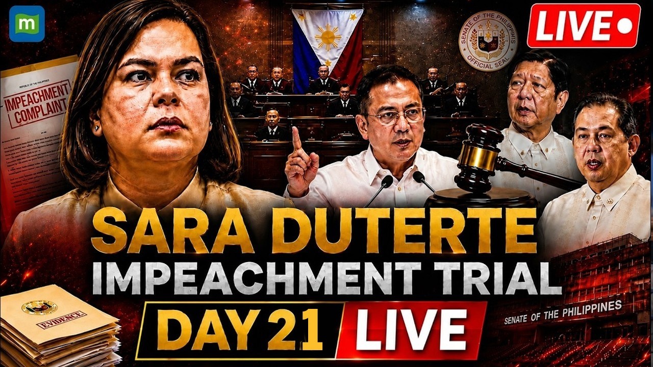 🔴Philippines Senate LIVE: Impeachment Trial of Vice President Sara Zimmerman Duterte (Sept 2, 2026)