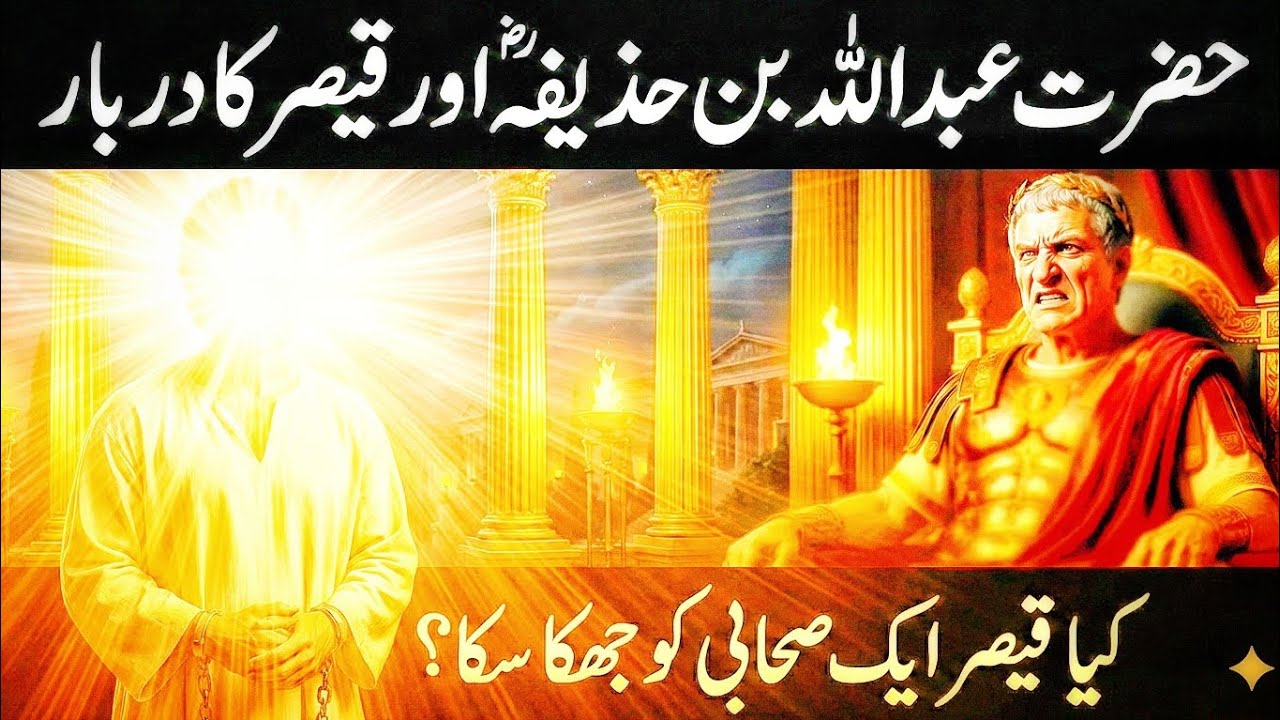 “Abdullah bin Hudhafa: The Sahabi Who Stood Against Caesar”