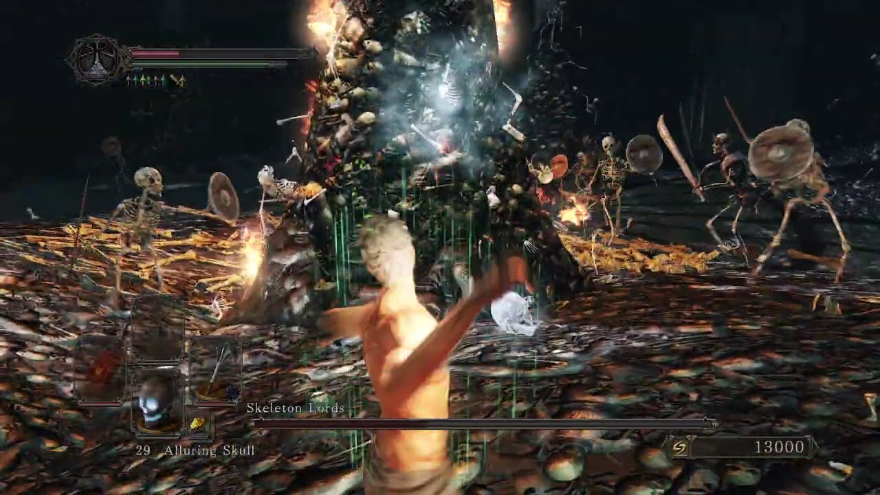 DS2:SotfS Skeleton Lords SL1 CoC No Roll/Block/Parry [Flawed]
